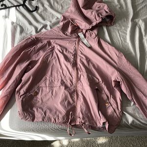 Light purple windbreaker jacket